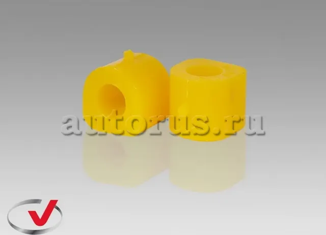 Втулки полиуретановые поперечного стабилизатора 2101-07, Комплект (2шт) (Vtulka). Артикул 1701004