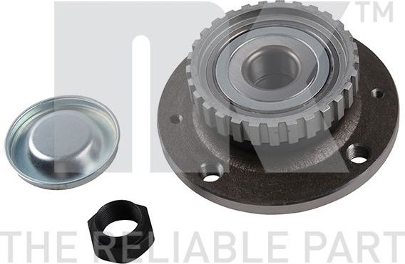 Ступичный подшипник (комплект) NK задний для Peugeot 306 1997-2002. Артикул 761916