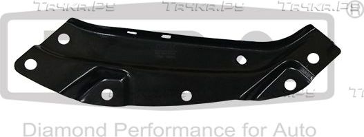 Кронштейн бампера DPA правый верхний для Volkswagen Polo V 2009-2026. Артикул 88051628902