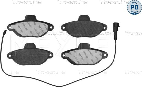Тормозные колодки Meyle PD передние для Fiat Punto I 1993-2000. Артикул 025 214 3617/PD