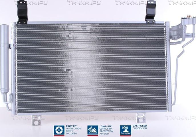 Радиатор кондиционера (конденсатор) Nissens (алюминий). Артикул 940326
