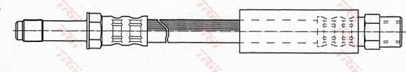 Тормозной шланг TRW. Артикул PHB348