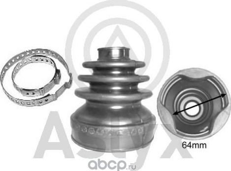 К-КТ ПЫЛЬНИКА ШРУСА DACIA LOGAN, CITROEN C3, PEUGEOT 207 (Aslyx). Артикул AS501423