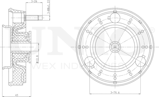 Опора амортизационной стойки (Unio). Артикул RMP-13019