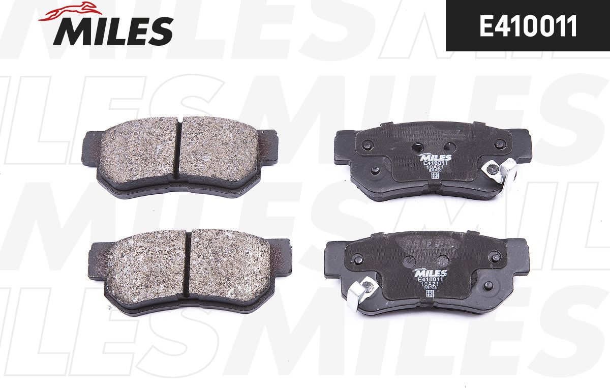 Тормозные колодки Miles (Low-Metallic). Артикул E410011