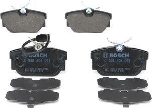 Тормозные колодки Bosch. Артикул 0 986 494 051