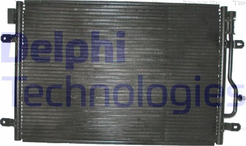 Радиатор кондиционера (конденсатор) Delphi для Audi A4 III (B7) 2002-2005. Артикул TSP0225406