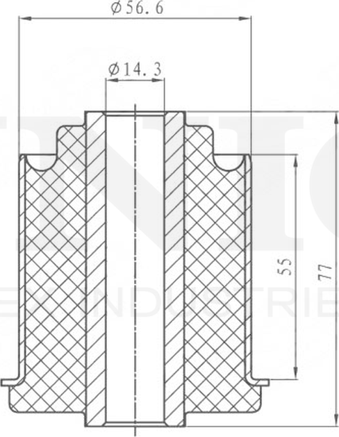 Сайлентблок рычага подвески (Unio). Артикул RMP-20623