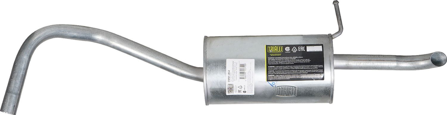 Глушитель (задняя часть) Trialli. Артикул EMM 1812