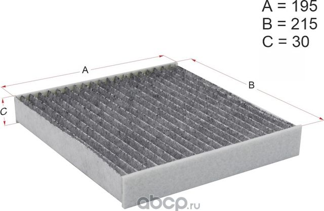 Фильтр салона TOYOTA LAND CRUISER 200 07-/PRADO 150 09-/CAMRY 40 06-/CAMRY 50 11 (Hosu). Артикул HSCF0065