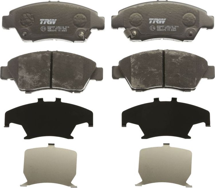 Тормозные колодки TRW COTEC. Артикул GDB3375