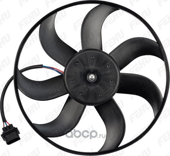 Электровентилятор охлаждения (без кожуха) для VW Polo Sedan (10-)/Skoda Rapid (12-) (Fehu). Артикул ffc1089