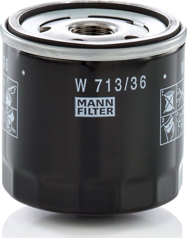 Масляный фильтр Mann-Filter для Ford Ranger II 2006-2012. Артикул W 713/36