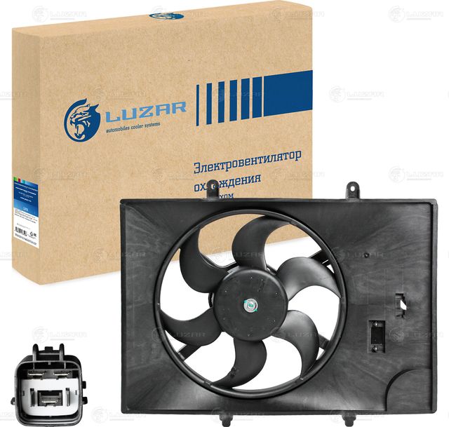 Вентилятор радиатора двигателя Luzar для Great Wall Hover H5 2010-2014. Артикул LFK 3004