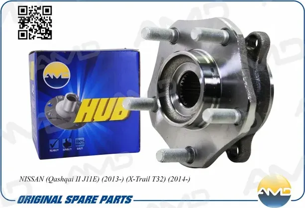 Ступица с подшипником NISSAN QASHQAI/X-TRAIL 12- перед. (AMD) AMD. Артикул AMDHUB88