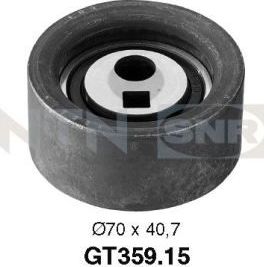 Натяжной ролик (натяжитель) ремня ГРМ NTN / SNR. Артикул GT359.15