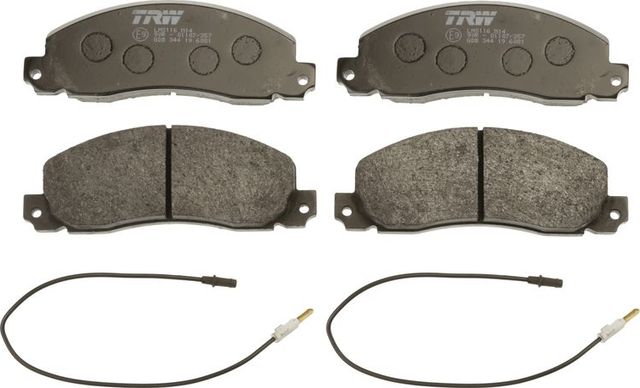 Тормозные колодки TRW передние для Lancia Thesis 1984-2001. Артикул GDB344