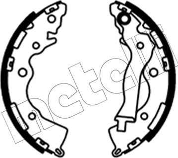 Тормозные колодки Metelli. Артикул 53-0727