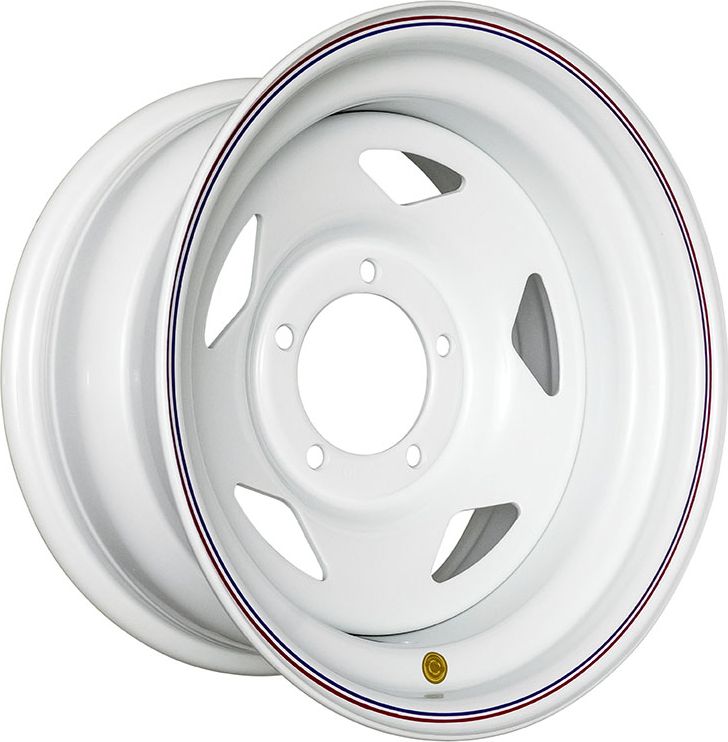 Колёсный диск OFF-ROAD Wheels усиленный стальной белый 5x139,7 8xR16 d110 ET-19 (треуг.) для УАЗ Хантер 2003-2026. Артикул 1680-53910WH-19A15