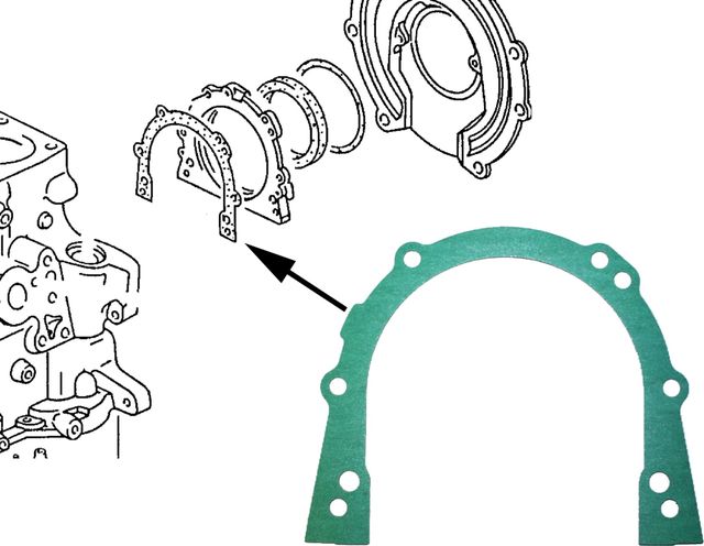 Прокладка, крышка картера блок-картер двигателя JP Group. Артикул 1119100100