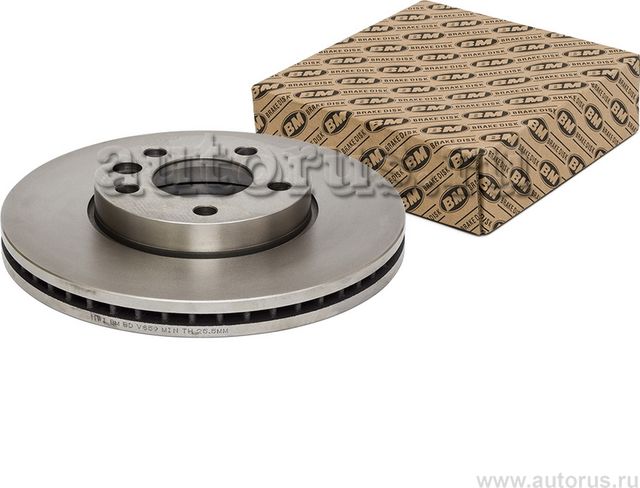 Диск тормозной вентилируемый 1шт Volkswagen TRANSPORTER V, MULTIVAN V (BM). Артикул BDV859