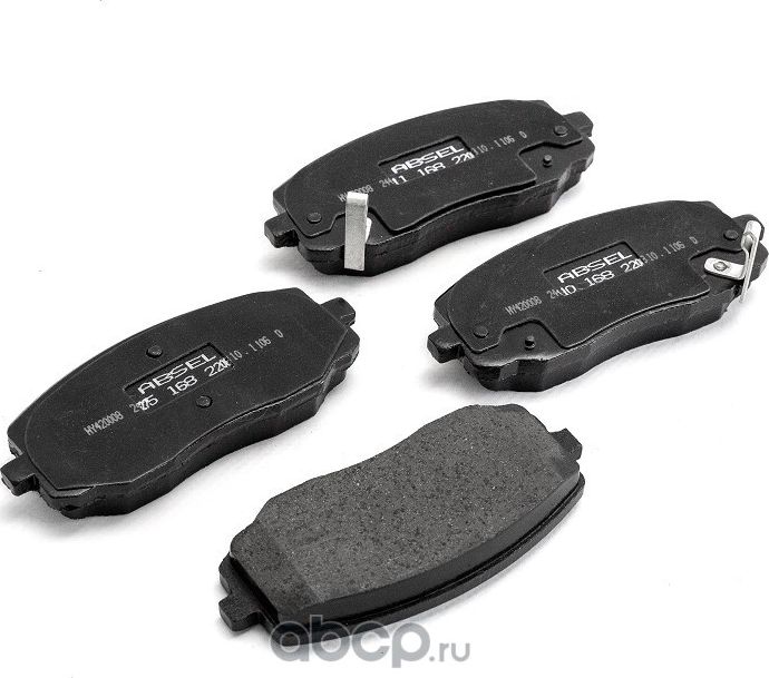 Колодки тормозные передние (Absel). Артикул HY420008
