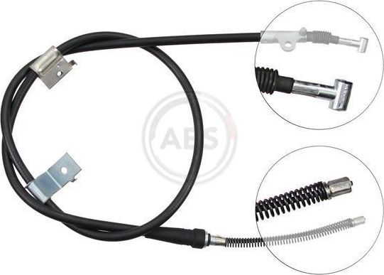 Трос ручника (тросик ручного тормоза) ABS задний правый для Nissan Terrano II 1999-2007. Артикул K17588