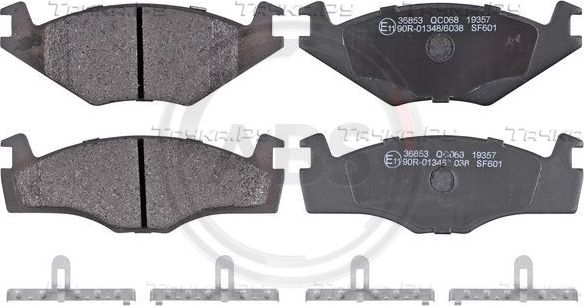Тормозные колодки ABS передние для SEAT Cordoba I 1994-2002. Артикул 36853