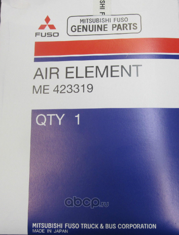 Фильтр воздушный fuso canter (дв. 4m50) посгарантийный () Mitsubishi. Артикул МЕ423319