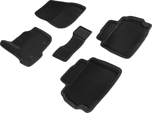 Коврики Seintex 3D EVA ромб для салона Ford Mondeo V 2014-2019 ЧЕРНЫЕ. Артикул 95278