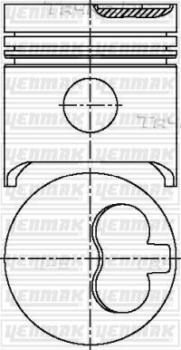 Поршень Yenmak для Peugeot Expert I 1996-1998. Артикул 31-03879-080