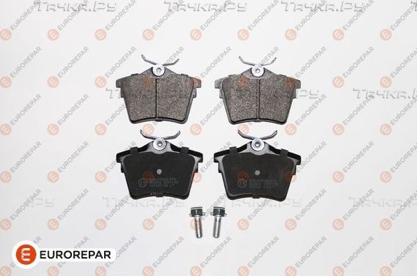 Тормозные колодки Eurorepar. Артикул 1617264780