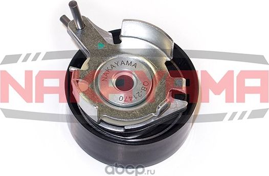 Ролик натяжной ремня ГРМ FORD FOCUS II 1.4/1.6 04/05-, FIESTA V 1.25/1.4/1.6 04/ (Nakayama). Артикул QB21470