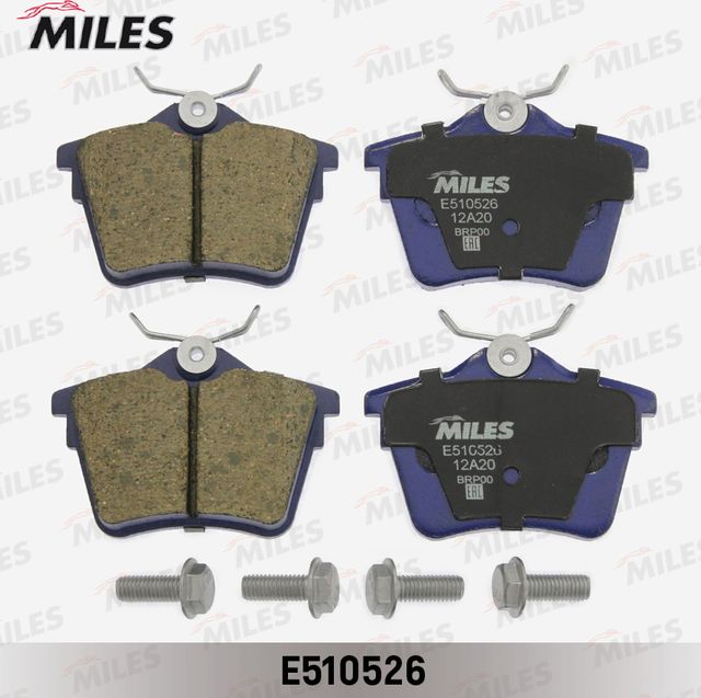 Тормозные колодки Miles (Керамика). Артикул E510526