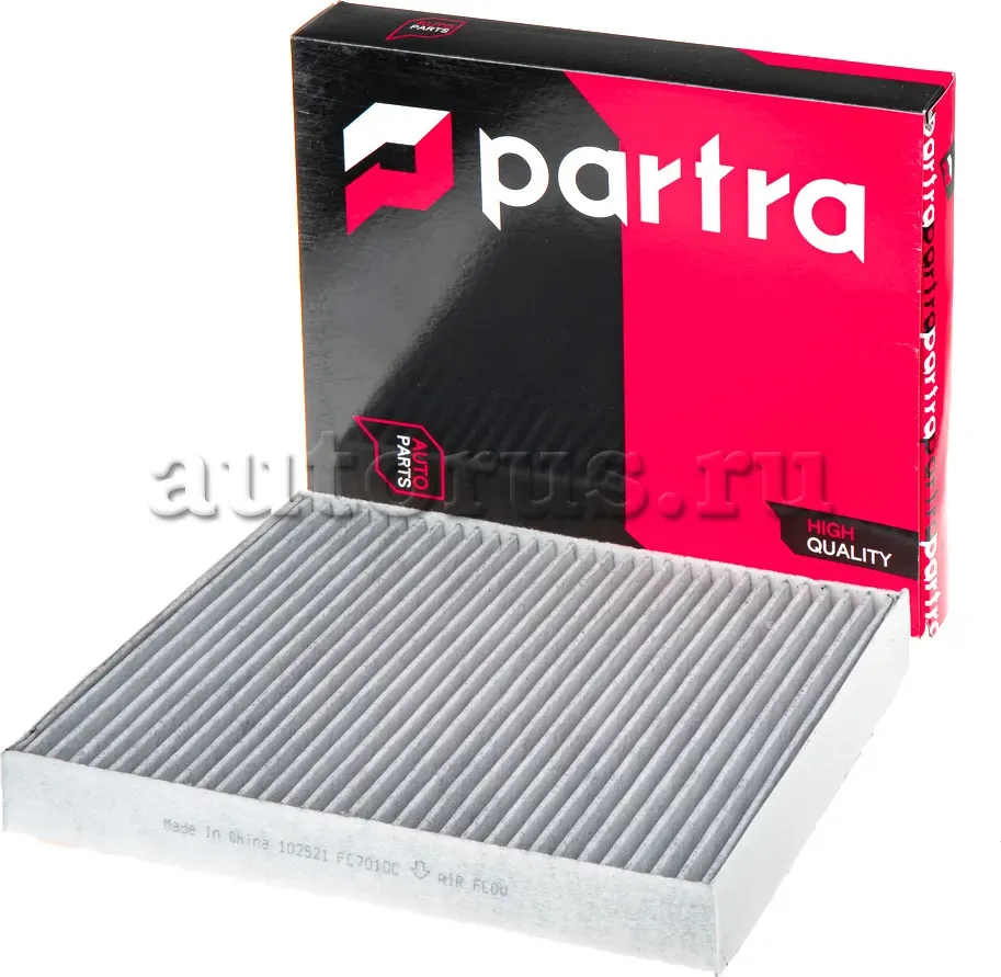 Фильтр салона угольный (Partra). Артикул FC7010C