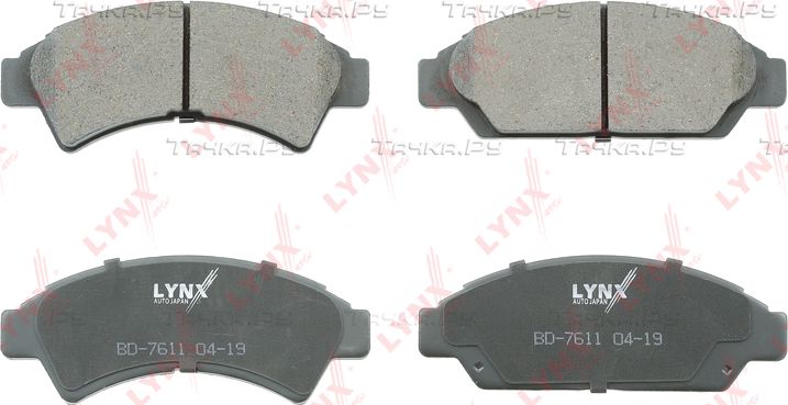 Тормозные колодки LYNXauto. Артикул BD-7611