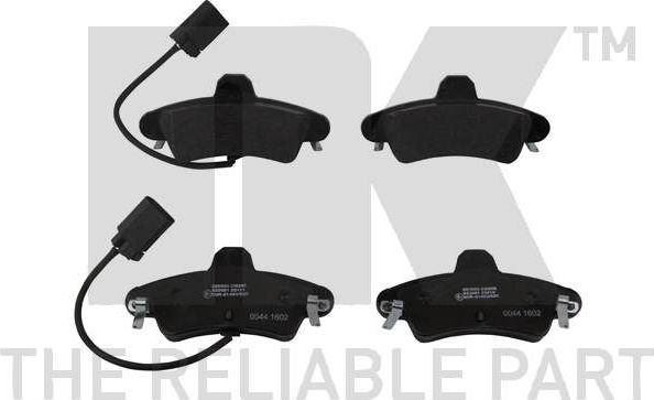 Тормозные колодки NK задние для Ford Cougar 1998-1999. Артикул 222520