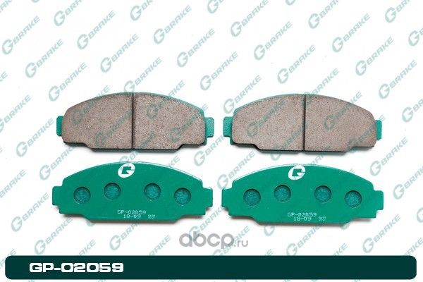 Колодки тормозные дисковые (G-Brake). Артикул GP02059