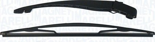 Поводок (рычаг) и щетка стеклоочистителя (дворника) Magneti Marelli. Артикул 000723180242
