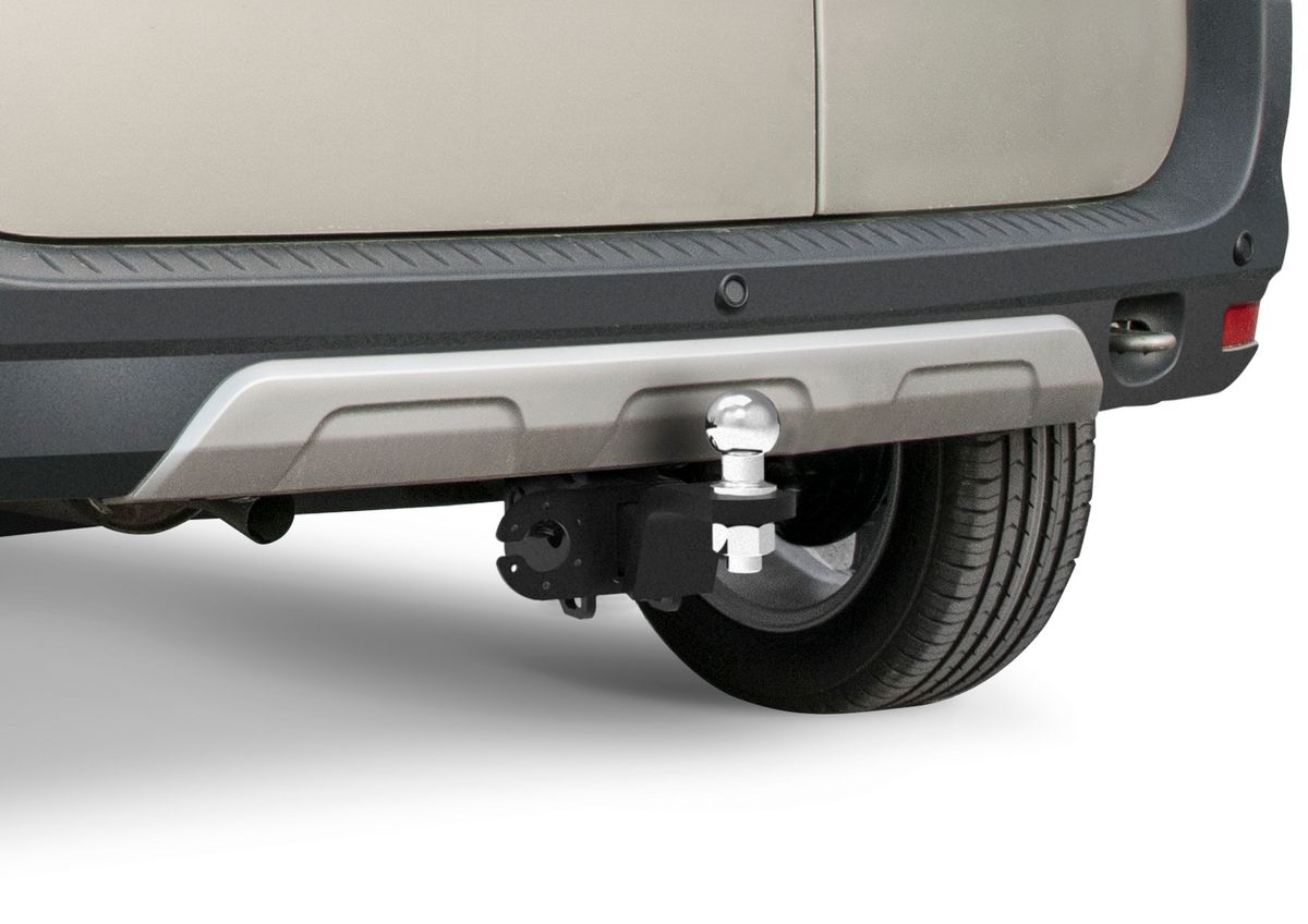 Фаркоп под квадрат Berg для Lada Largus (Лада Ларгус) универсал, фургон / Largus Cross универсал 2012-2021 2021-2026. Артикул F.6017.005