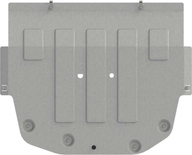 Защита алюминиевая Шериф (3 мм) для картера и КПП GAC GS3 2024-2026. Артикул 47.6303