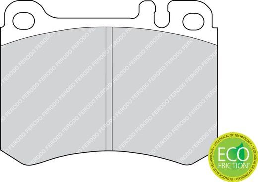 Тормозные колодки Ferodo Premier Eco Friction. Артикул FDB629