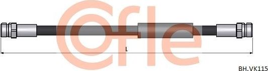 Тормозной шланг Cofle. Артикул 92.BH.VK115