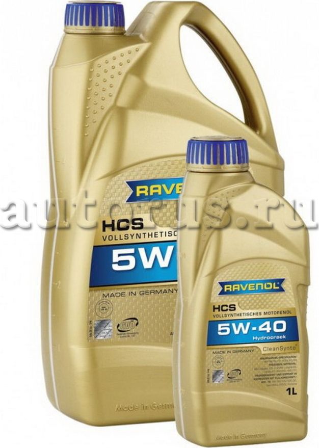 RAVENOL HCS SAE 5W-40 Масло моторное синтет. 1L. Артикул 1112105001