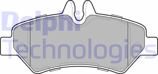 Тормозные колодки Delphi (Low-Metallic). Артикул LP1983