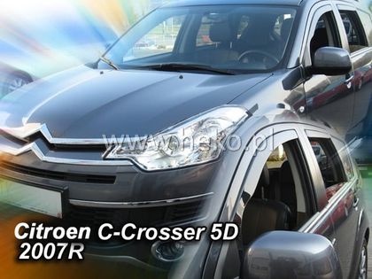 Дефлекторы Heko для окон Citroen C-Crosser 5-дв. 2007-2012. Артикул 12239