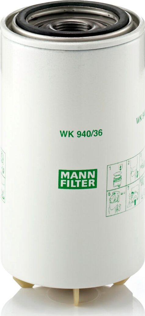 Топливный фильтр Mann-Filter. Артикул WK 940/36 x