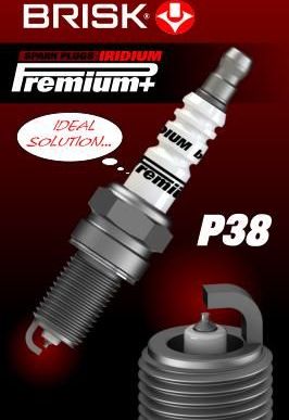 Свеча зажигания Brisk P38 Iridium Premium+ для Alfa Romeo Giulietta III 2010-2026. Артикул 1986