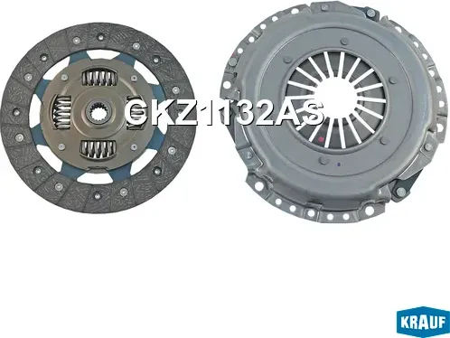 Сцепление комплект без подшипника Krauf. Артикул CKZ1132AS