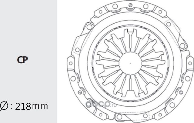 Корзина сцепления HYUNDAI Sonata (88-) (1.8/2.0) VALEO PHC Valeo. Артикул HDC05